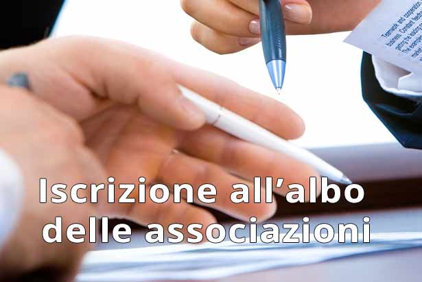 iscrizione albo associazioni