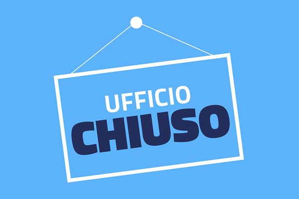 ufficio chiuso